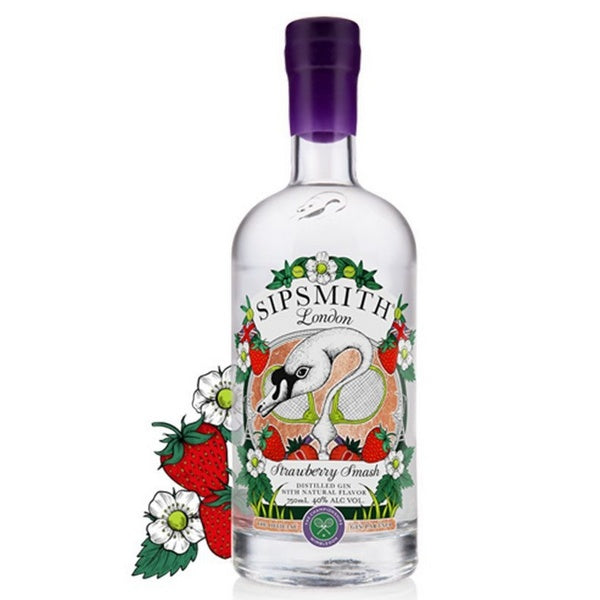 Sipsmith Strawberry Smash Gin 750ml - Liquor Bar Delivery