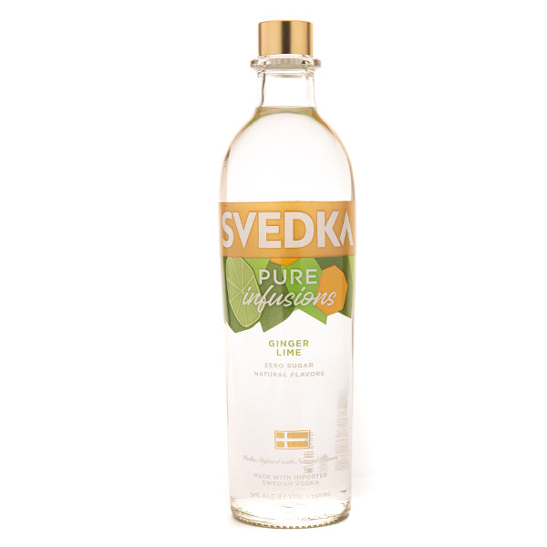Svedka Pure Infusions Ginger Lime Vodka - 750ml - Liquor Bar Delivery