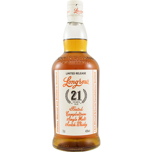 LONGROW 21 YEAR OLD SINGLE MALT SCOTCH WHISKY - 750ml - Liquor Bar Delivery
