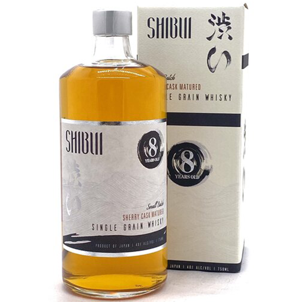 SHIBUI Japanese Single Grain Whisky Sherry Cask Matured 8yr-80 pf - Liquor Bar Delivery