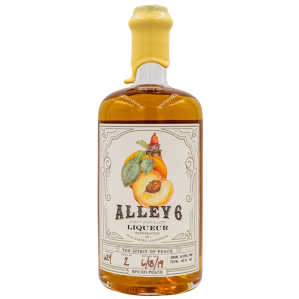 ALLEY 6 Spice Peach Liqueur-80 pf - Liquor Bar Delivery