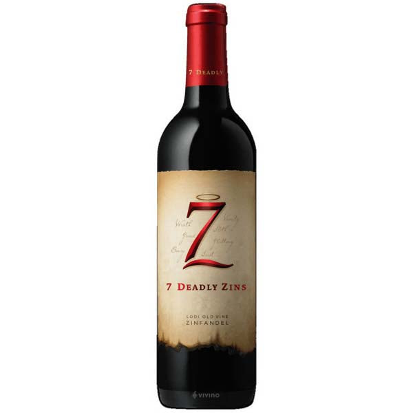 7 DEADLY Zinfandel Old Vine Lodi - Liquor Bar Delivery