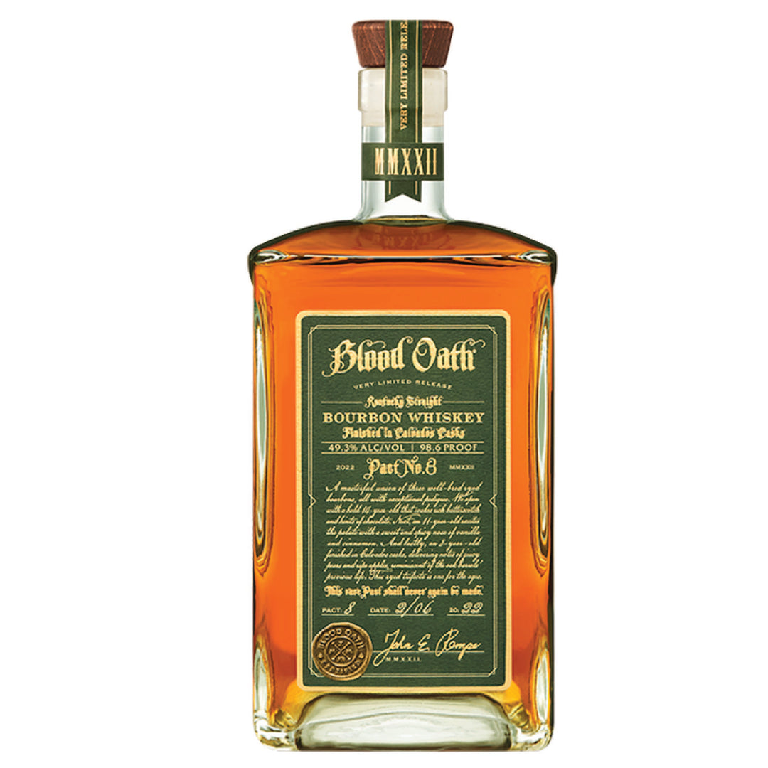 Blood Oath Pact 8 | 2022 One-Time Limited Release | Kentucky Straight Bourbon - 750ml - Liquor Bar Delivery