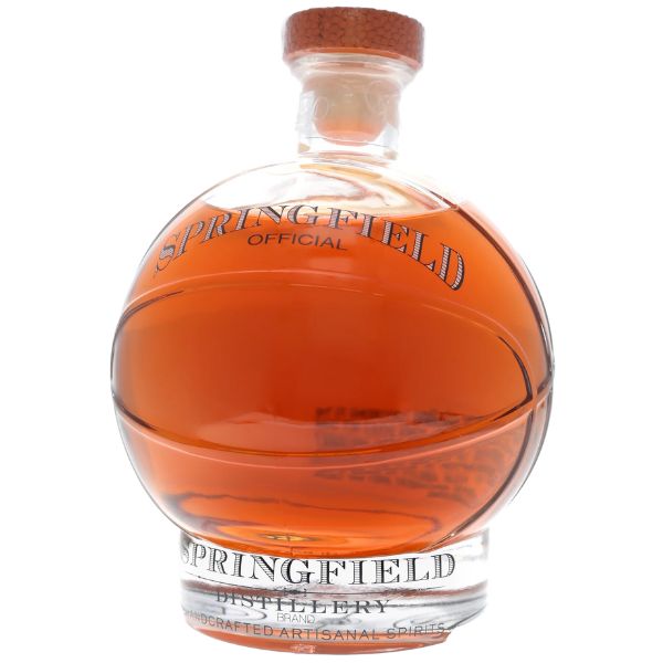Springfield Distillery Bourbon Whiskey in a Basketball Decanter - Liquor Bar Delivery