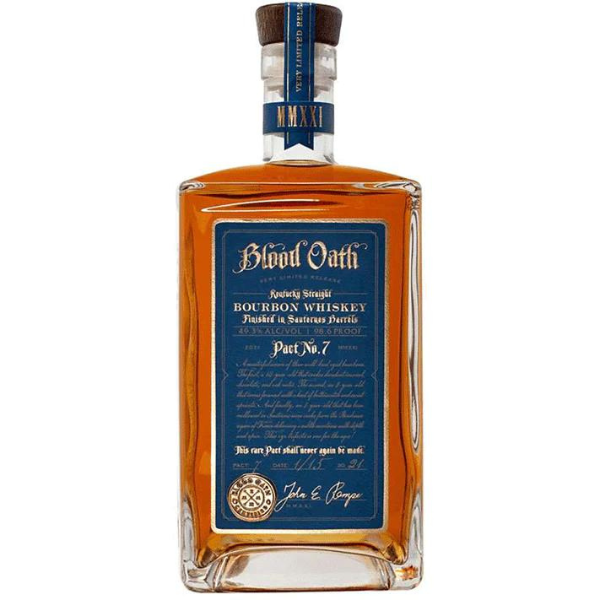 Blood Oath Pact 7 Bourbon Whiskey - Liquor Bar Delivery