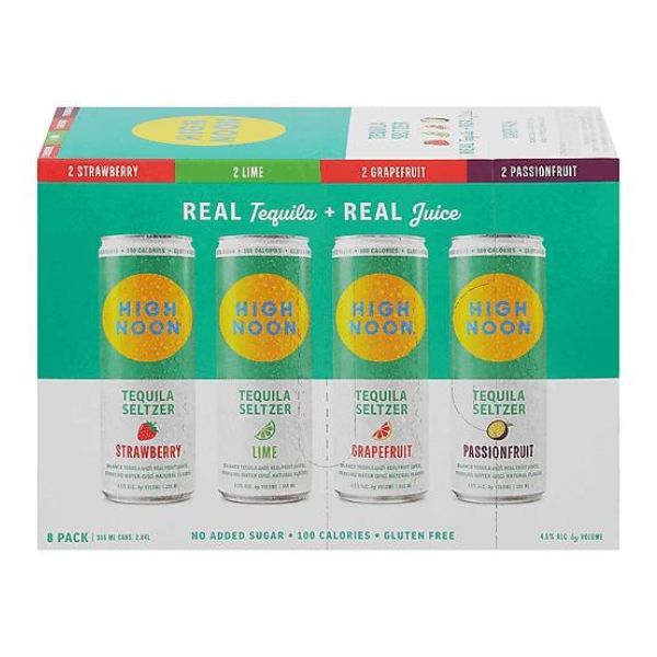High Noon Sun Sips Hard Seltzer Variety 8 Pack 355ml - Liquor Bar Delivery