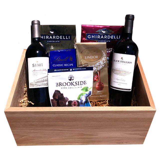 Wine Basket - Liquor Bar Delivery