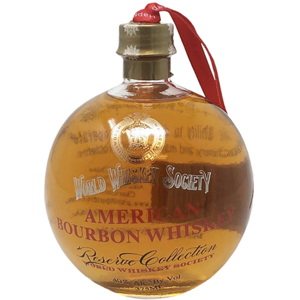 World Whiskey Society Christmas Bourbon Ball 375ml - Liquor Bar Delivery