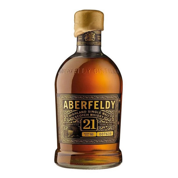 ABERFELDY Highlands Single Malt Whisky 21yr-80 pf (wood box) - Liquor Bar Delivery