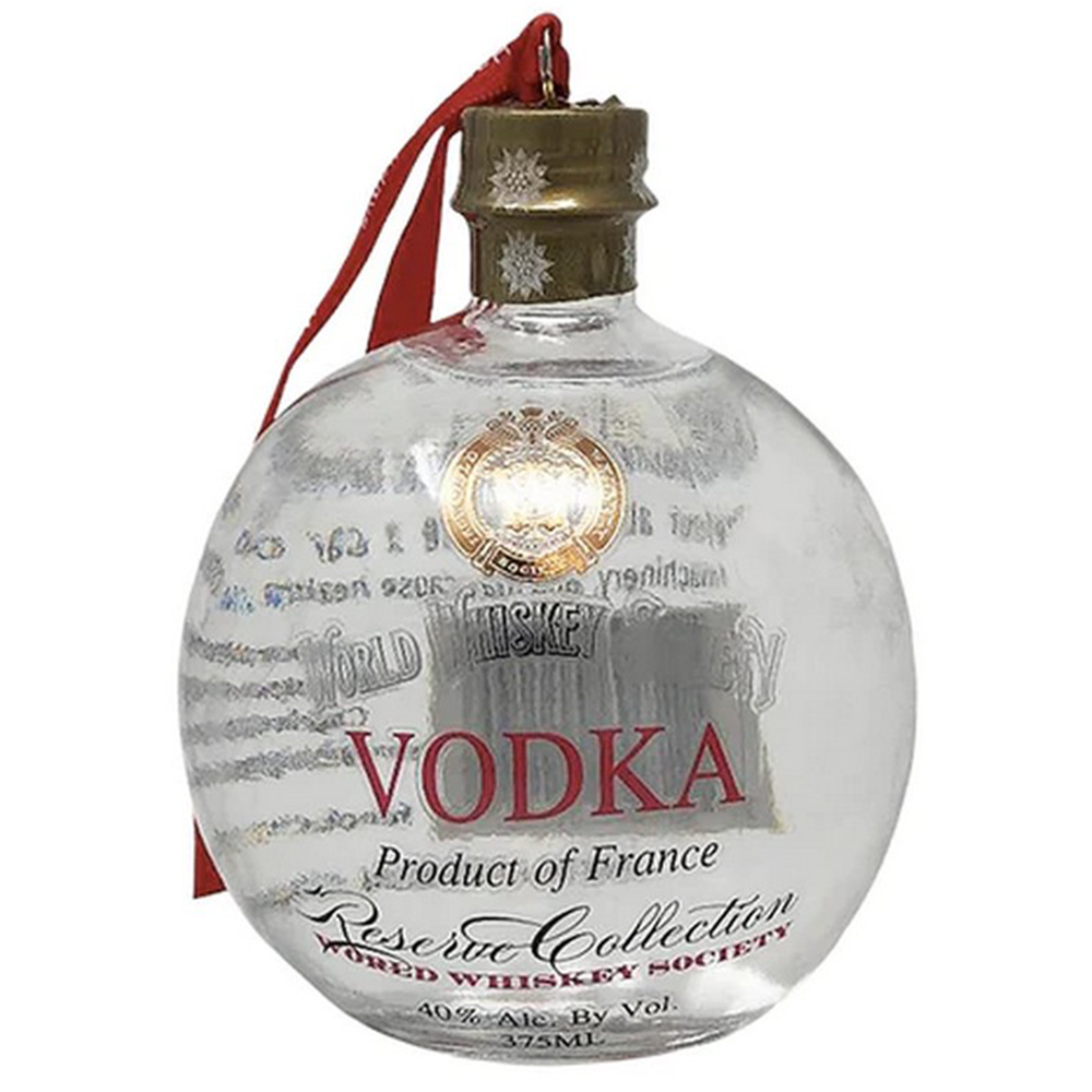World Whiskey Society Christmas Vodka Ball - Liquor Bar Delivery