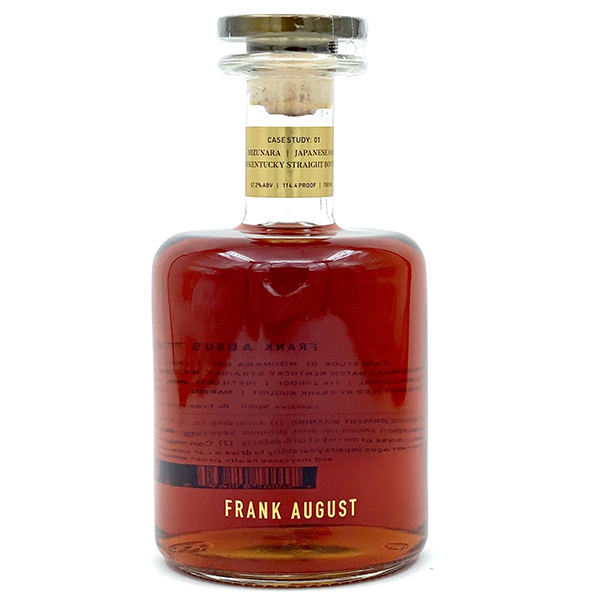 Frank August Small Batch Bourbon Mizunara Edition 750 ML - Liquor Bar Delivery