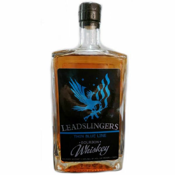 Leadslingers Thin Blue Line Bourbon Whiskey - 750ml - Liquor Bar Delivery