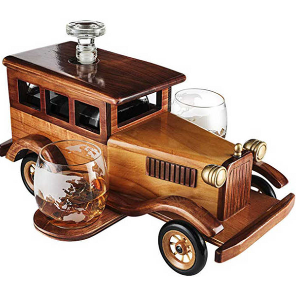 Antique Car Bourbon Gift Set