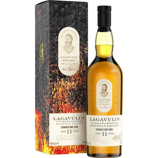 Lagavulin 11 Year Offerman Edition Charred Oak Scotch - Liquor Bar Delivery