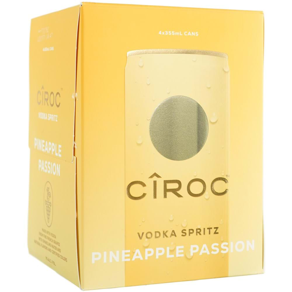 Ciroc Vodka Spritz Pineapple Passion 4PK - Liquor Bar Delivery