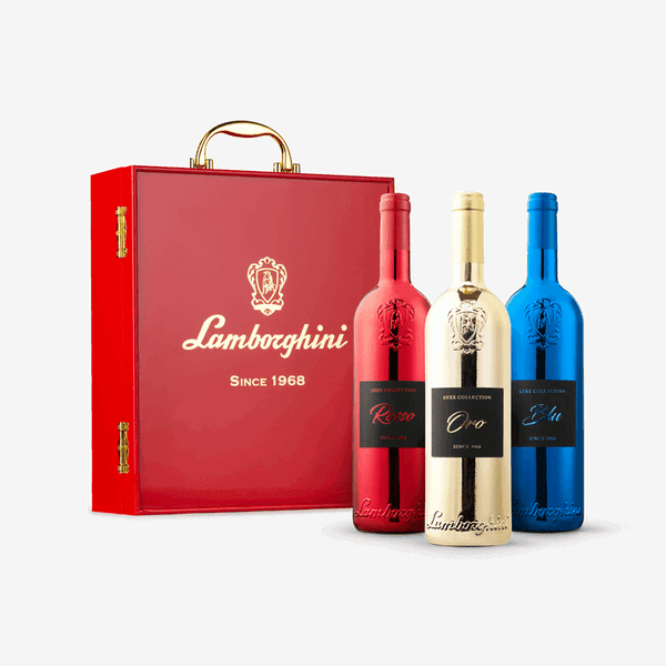 Lamborghini Luxe Red Collection with Gift Set - Liquor Bar Delivery