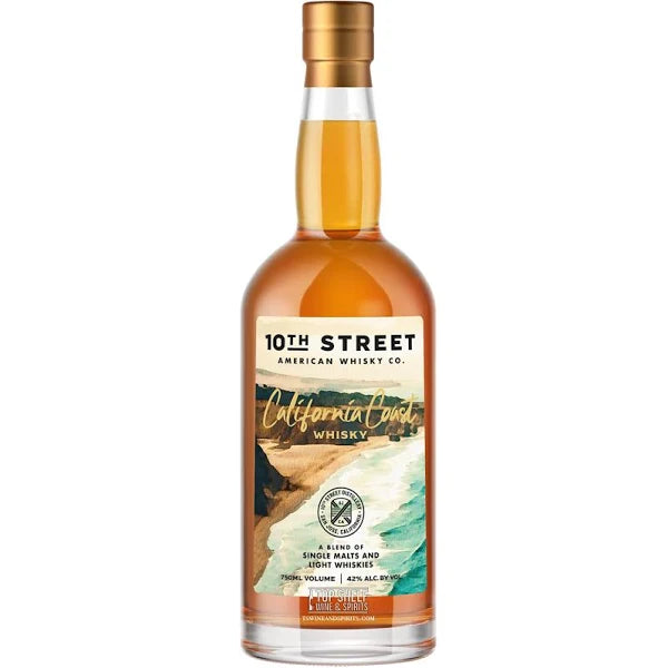 10TH STREET California Coast American Blended Whiskey-84 pf - Liquor Bar Delivery