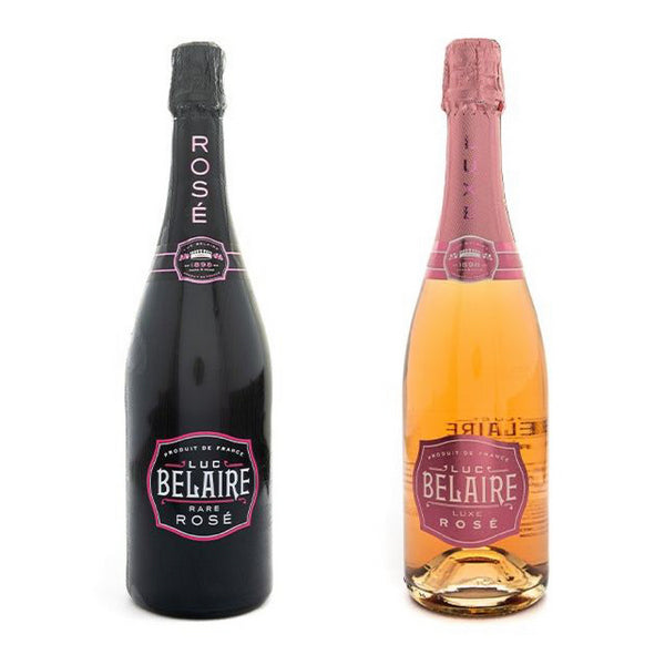 Luc Belaire Luxe Rose and Rare Rose Package - Liquor Bar Delivery