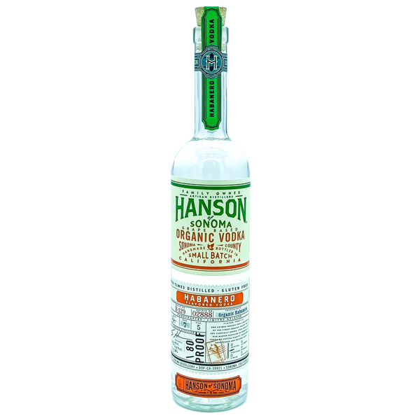 Hanson of Sonoma Organic Vodka Habanero - Liquor Bar Delivery